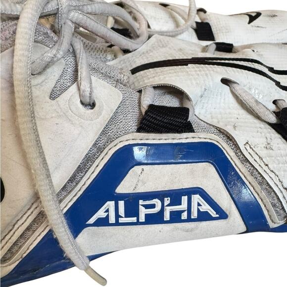 Nike Blue white Alpha Menace Pro 3 Football Cleats Mens Size 9.5 - Picture 12 of 16